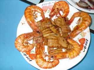Grilled Squid Shrimp recipe