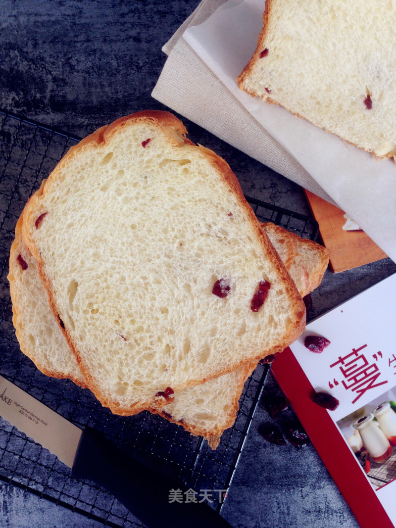 One-click Cranberry Soft Toast recipe