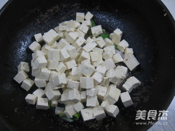 Stir-fried Tofu with Shrimp Paste recipe