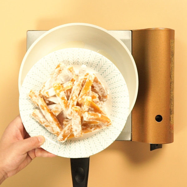 Baked Pumpkin with Egg Yolk recipe