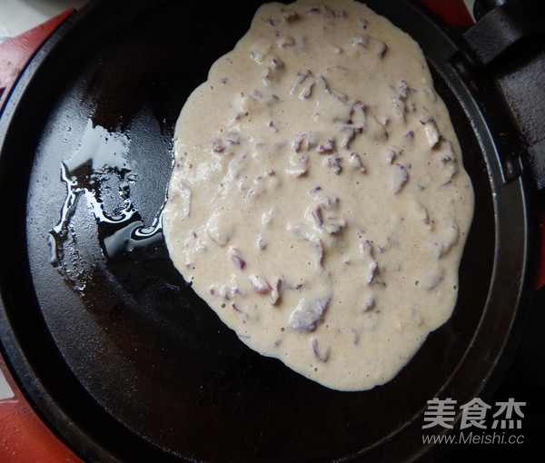 Purple Cabbage Pancakes recipe