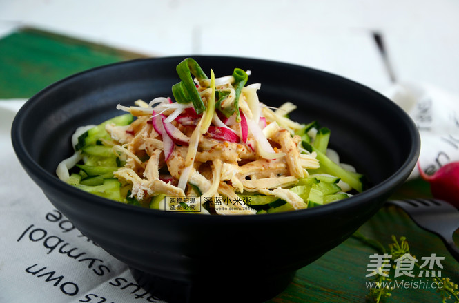 Chicken Shredded Sesame Sauce Noodles recipe