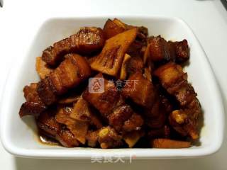 Roasted Pork with Bamboo Shoots without Oil recipe