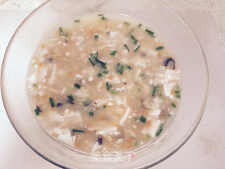 Scallion Tofu Soup recipe
