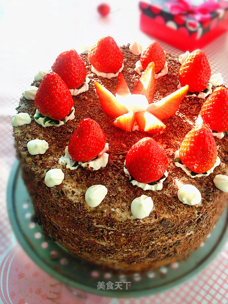 Strawberry Birthday Cake recipe