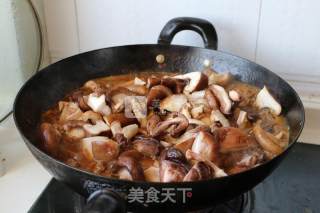 Braised Chicken with Mushrooms recipe