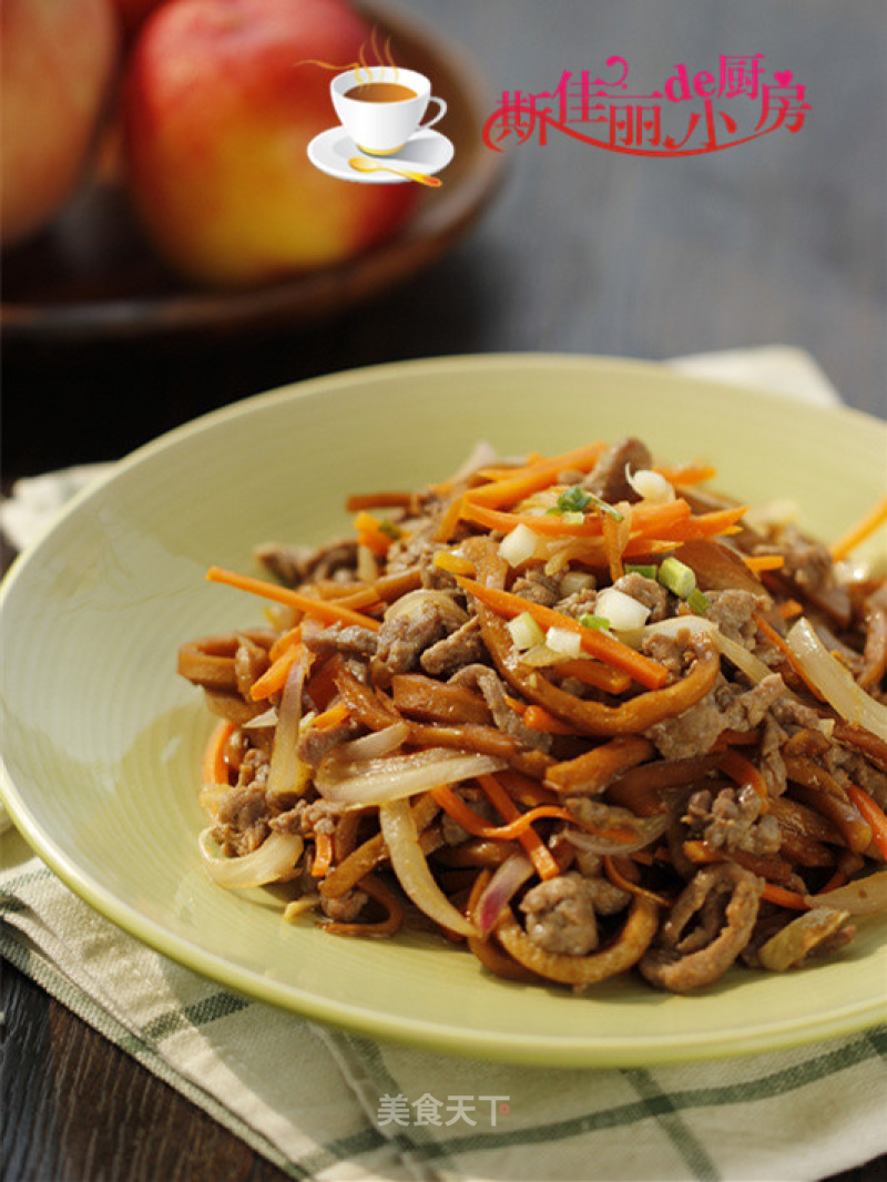 Chiba Tofu Stir-fried Shredded Beef recipe