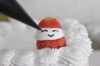 [tomato Recipe] Christmas Strawberry Snowman Cake-strawberry Control Snowman Cake recipe