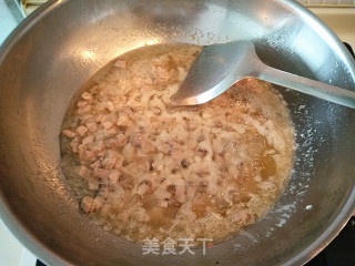 [shiitake Mushroom Sea Rice Meat Sauce] recipe