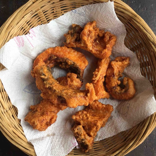 Dry Fried Fish Nuggets recipe