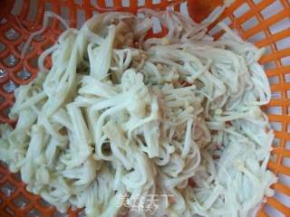 Enoki Mushrooms with Shallot Oil recipe