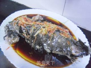 Steamed Sea Cucumber Fish recipe