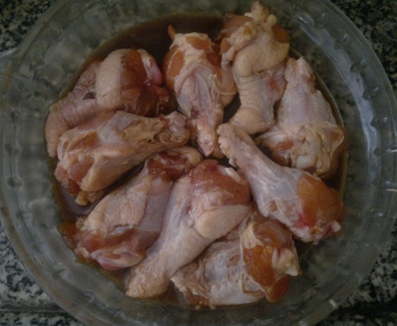 Stuffed Chicken Wing Roots with Glutinous Rice Wine recipe