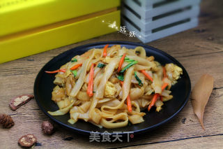 #懒人快手饭#fried Pho recipe