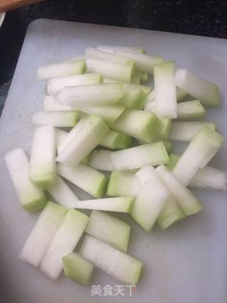 Winter Melon and Radish Dried Minced Meat Soup recipe