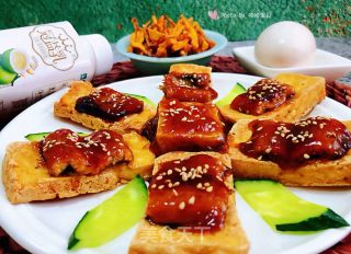 Pan-fried Eel Tofu#酸甜美食# recipe