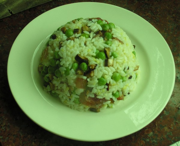 Fried Rice with Peas recipe