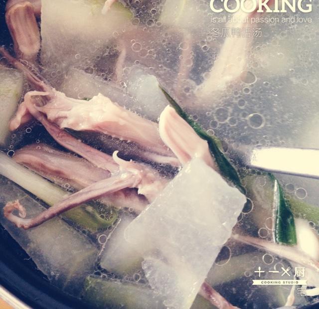 Winter Melon Duck Tongue Soup recipe