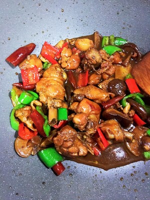 The Delicious Yellow Chicken Stew that Exploded in Place recipe