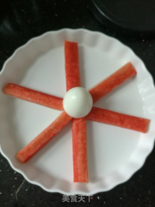 Crab Stick Steamed Egg recipe