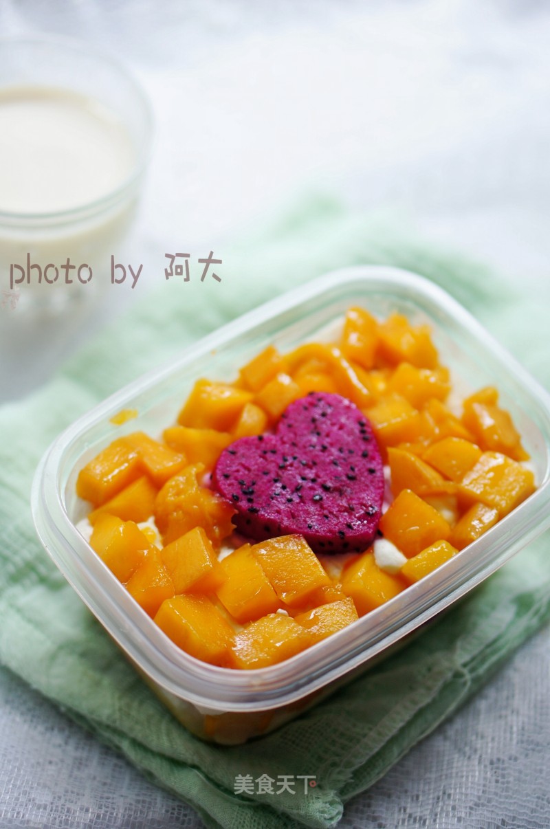#四session Baking Contest and is Love to Eat Festival#fruit Box Cake recipe