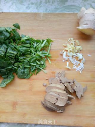 Chicken Liver and Spinach Porridge recipe