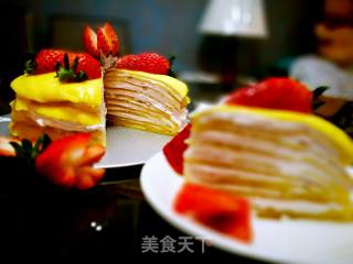 Strawberry Mille Cake recipe