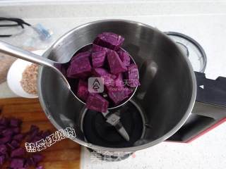 Red Japonica Rice and Purple Sweet Potato Paste recipe