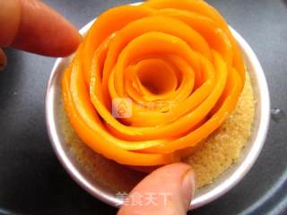 #aca烤明星大赛#sorghum Mango Cake recipe