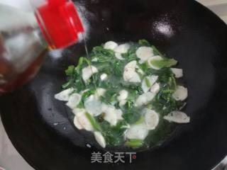 Spinach Fish Ball Soup recipe