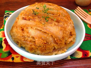 #trust之美# Steamed Meat with Rice Flour-the Taste of Hometown recipe