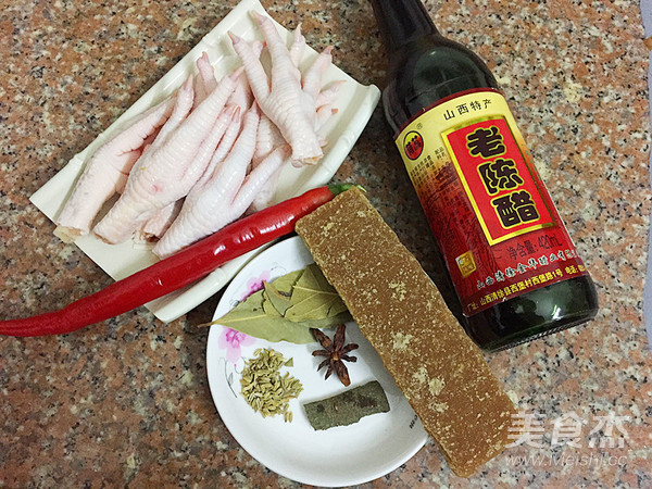 Chicken Feet in Vinegar recipe