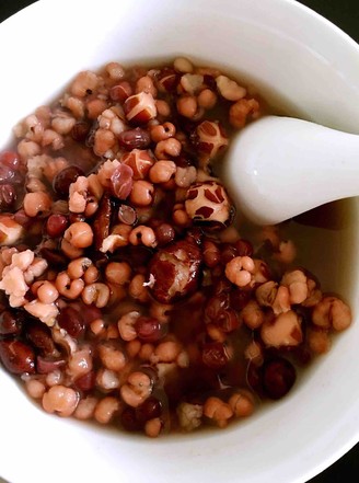 Gorgon, Fern, Red Beans and Barley Porridge recipe