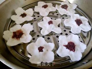 Plum Steamed Dumplings with Rose Sauce recipe