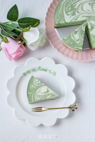 Matcha Marble Cheesecake recipe