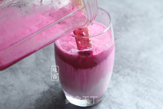 Dragon Fruit Milk Juice recipe