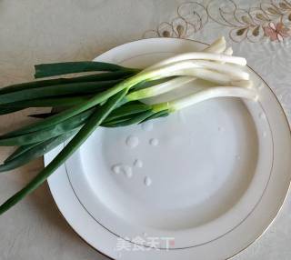 Spring Onion Dipped in Meat Sauce recipe
