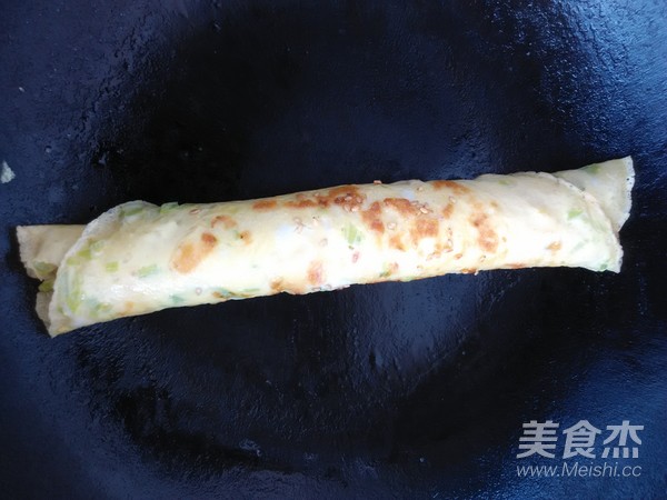 Quick Breakfast-duck Omelet Roll with Ham recipe