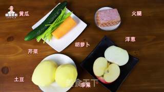 Refreshing and Appetizing Korean Potato and Apple Salad recipe