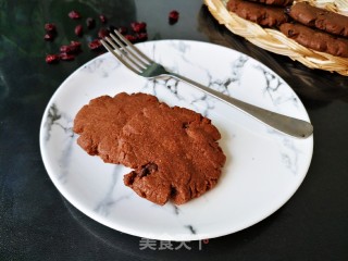 Cranberry Chocolate Shortbread Cookies recipe