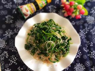 [shandong] Spinach Mixed with Vermicelli recipe