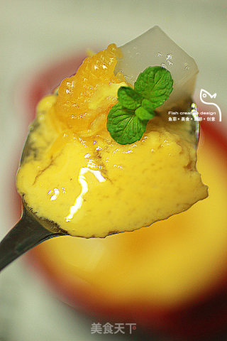 Orange Flesh Sweet Potato Egg Pudding recipe