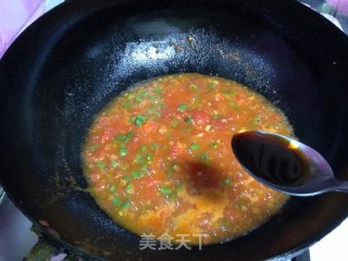 Crab Roe Flavored Tomato Scrambled Egg Rice Bowl recipe