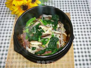 #蜡味#bibimbap with Bacon and Mixed Vegetables recipe