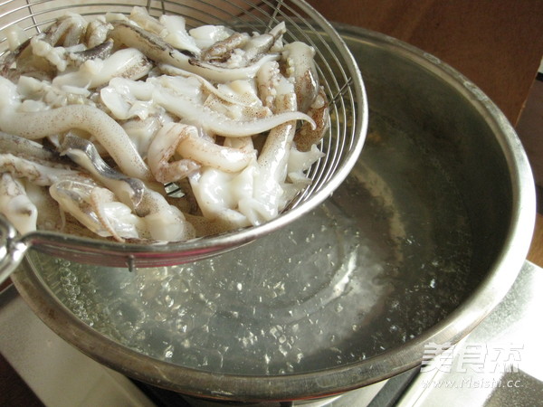 Sauteed Squid Claws recipe