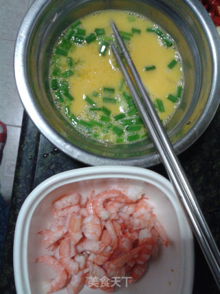 Shrimp Fried Eggs recipe