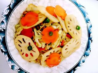 Three Slices of Vegetarian Stir-fry recipe