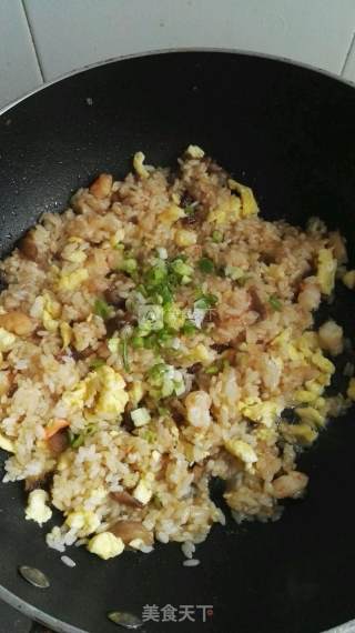 Fried Rice with Shrimp and Soy Sauce recipe