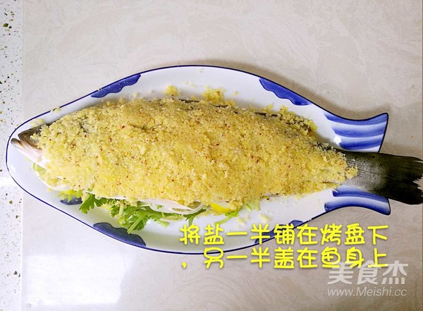 French Salt-baked Sea Bass recipe