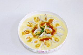 Steamed Egg with Clams recipe